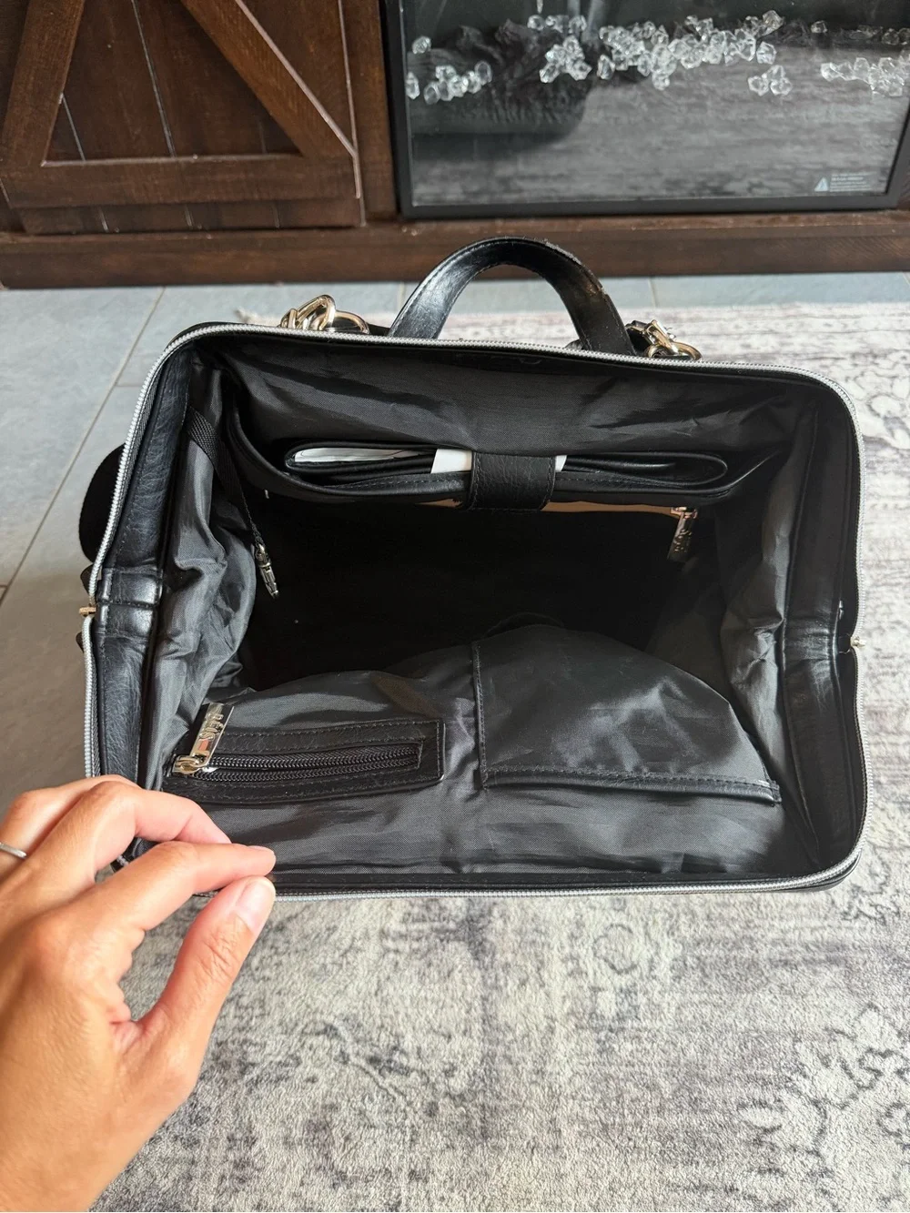 BEIS The Backpack Diaper Bag in Black